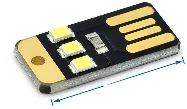 Main image of 10pcs/lot Camping Night Hiking Tent Lamp Light Outdoor Portable Energy Saving Flashlight Mini Ultra-thin Mobile USB LED Keychain