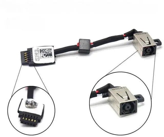 Main image of Replacement AC DC Power Jack Harness for 13 9343 Series Part Number 0P7G3 CN-00P7G3