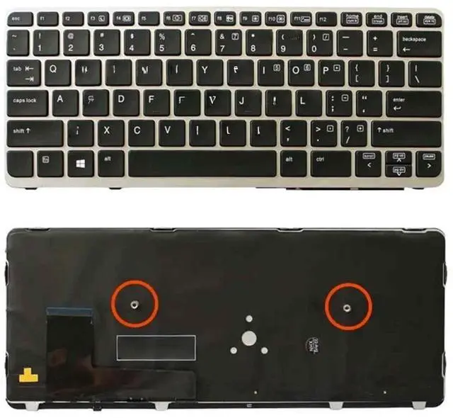 Main image of US style backlit keyboard for 820 G1 820 G2 720 G1 720 G2 725 G2