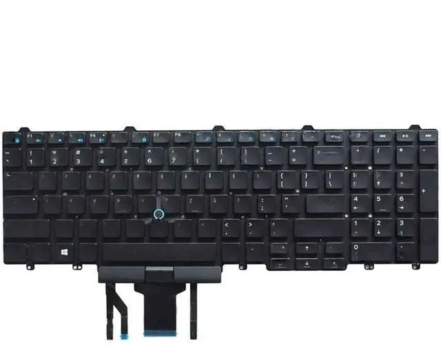 Main image of Replacement US keyboard with backlight for E5550 E5570 5550 5580 5590 5591 3510 3520 7510 7520 7710 7720