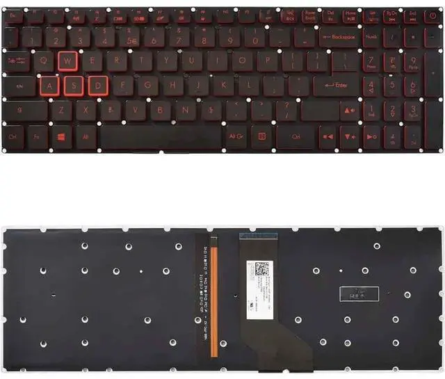 Main image of Replacement Keyboard with Backlight for 5 AN515-31 AN515-41 AN515-42 AN515-51 AN515-52 AN515-53 N16C7 N17C1 US Layout