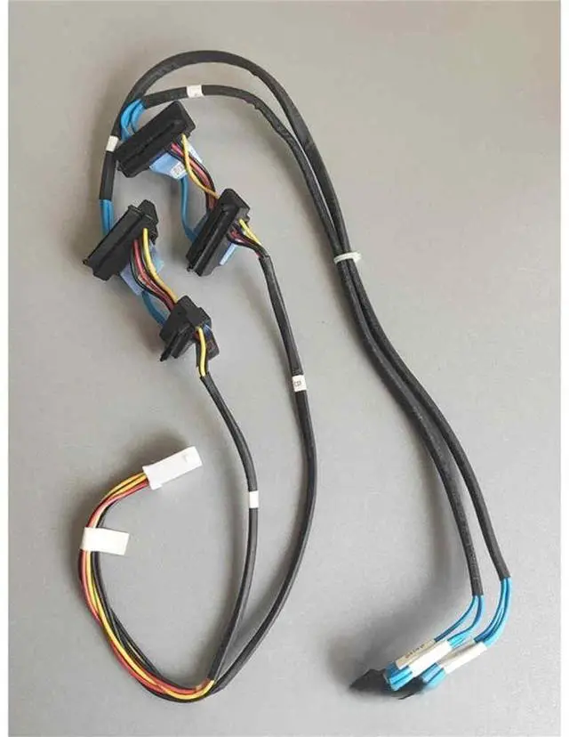 Main image of Applicable to T410 server 4-way SAS HDD controller cable 2WR09 / 02WR09