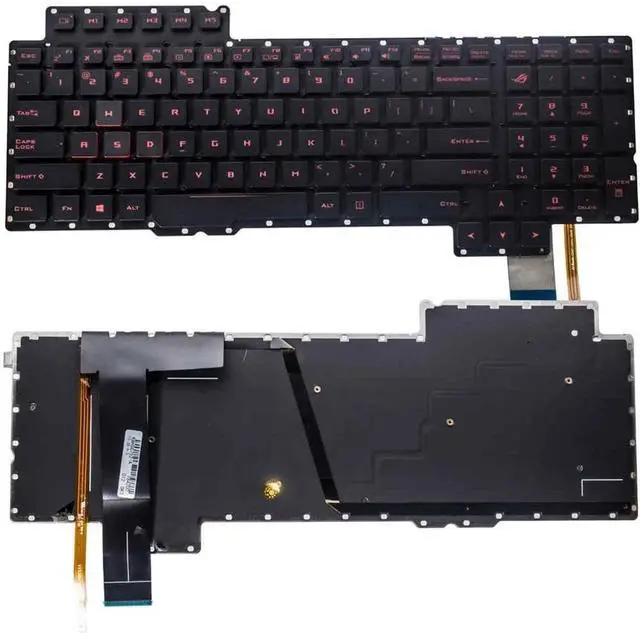 Main image of American backlit keyboard for G752 G752V G752VL G752VM G752VS G752VT G752VY V153062AS1-US 0KN0-SI1US11