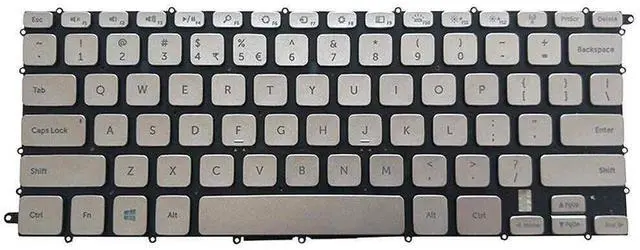 Main image of US backlit keyboard for 7437 N7437 14 7000 P42G Silver
