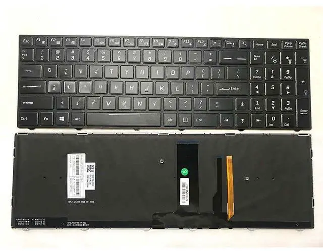Main image of US laptop keyboard for T96 T97 Z7- US laptop keyboard white backlight