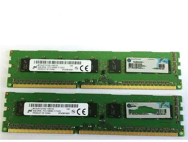 Main image of 1pc 669324-B21 684035-001 669239-081 8G 2RX8 PC3-12800E ECC