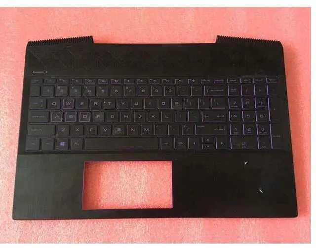 Main image of Keyboard bezel for 15-CX PC with green backlight and purple backlight