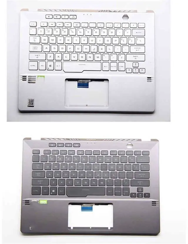Main image of Notebook US backlit keyboard cover for 14 GA401 GA401U GA401M Gray/Silver