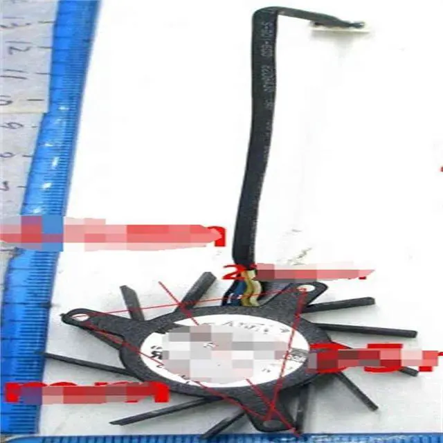 Main image of FOR CPU Cooling Cooler Fan for AY04505UB10BB00 0CWBK 5V 0.42A AY04512UB10BB00 G DC 12V 0.22A 44x44mm Server Round Fan