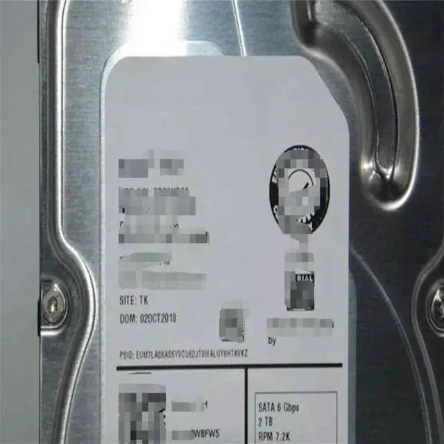 Main image of FOR 0W8FW5 W8FW5 2T 2TB 3.5' 7.2K SATA servers hard drive hdd