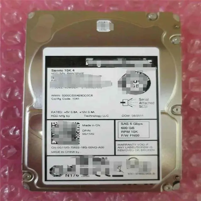 Main image of FOR 0G11X0 G11X0 ST9600204SS SAS 6G 600G 10K 2.5' EQ HDD hard drive