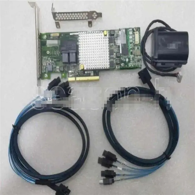 Main image of FOR ASR-8805 12GBPS SAS/SATA/SSD Raid Controller card +AFM-700CC +2PCS 8643-4SATA