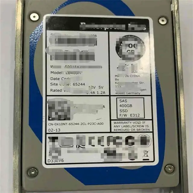 Main image of FOR X10NT 0X10NT 400GB 2.5 SAS 6GB/s SSD hard drive hdd