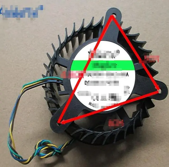 Main image of FOR BFB1012L 5M1T 12V MGT8012YB-W20 graphics turbo fan hole distance 50*60*68mm cooling fan