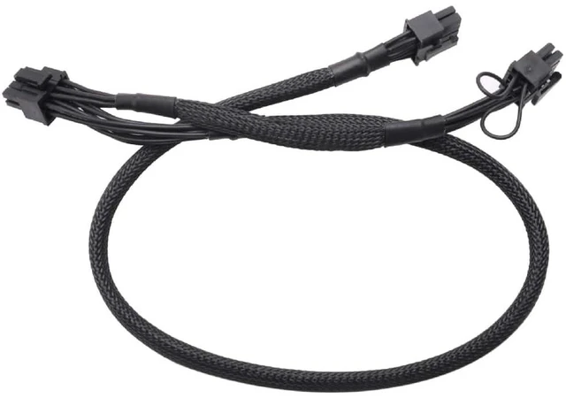 Main image of 8-pin to dual 8-pin (6+2) pin modular power cable for G2, G3, P2, T2, GS 650, 750, 850, 1000, 1600 RPM circuits.