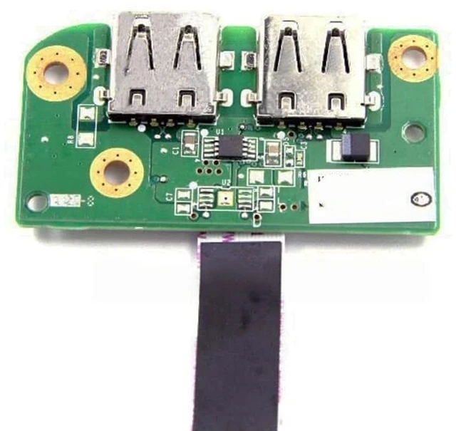 Main image of Dual USB port board DA0BL6TB6E0 DA0BL6TB6F0 for L650 L650D L655 L655D L750 L755 L750D series