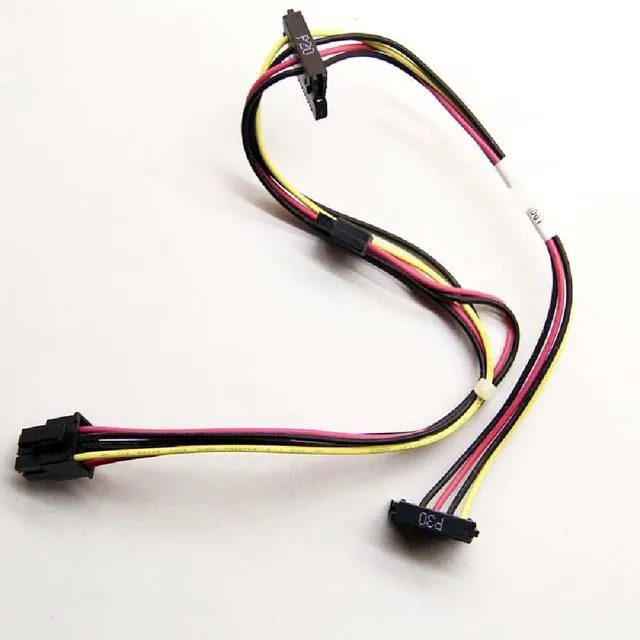 Main image of Hard drive/optical drive adapter cable, 6-pin to 2-SATA, power cable for laptop optical drives, 909032-001