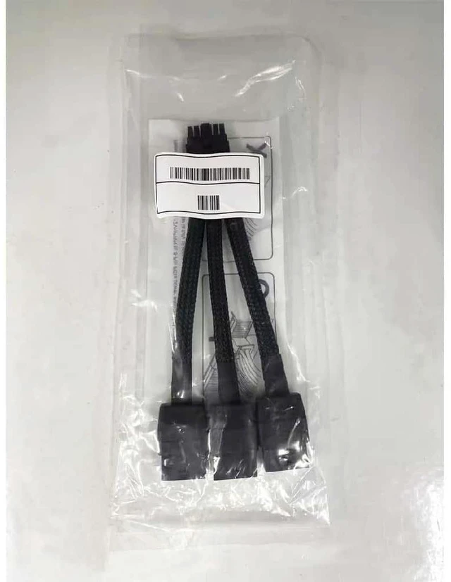Main image of Suitable 3x8-pin to 12+4-pin 12V high-power GPU power cable for 3090 Ti, 4080 and 4090 graphics cards.