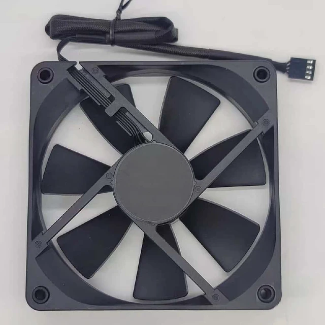 Main image of Suitable for 12025 12V 0.32A RF-AP120-FP 12CM hydraulic four-wire speed-regulating temperature-controlled silent fan