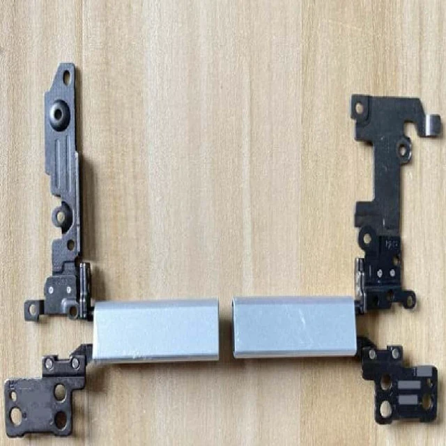 Main image of LCD screen hinges (left + right, silver) for the 13-in-1 7386 laptop.
