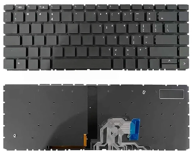 Main image of US English keyboard for laptops 440 G6 445 G6 440 G7 445 G7, black with backlight.