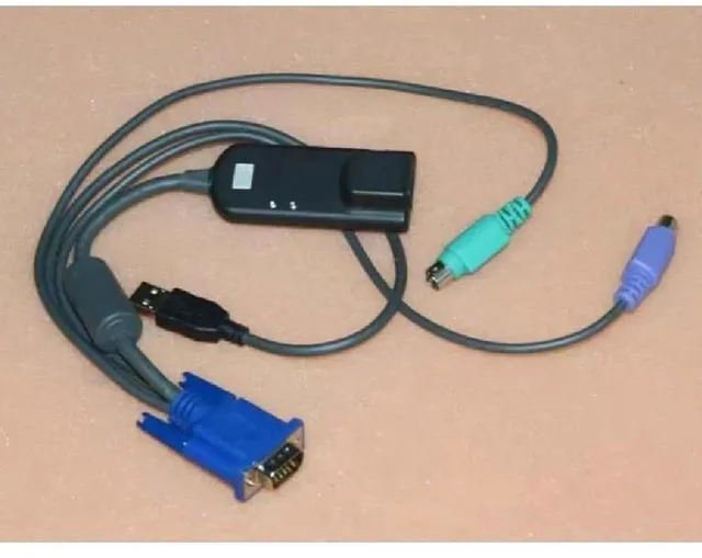 Main image of Suitable for USB PS/2 KVM Virtual Media Interface cables AF604A, 414619-001, 520-439-505 and 520-439-503