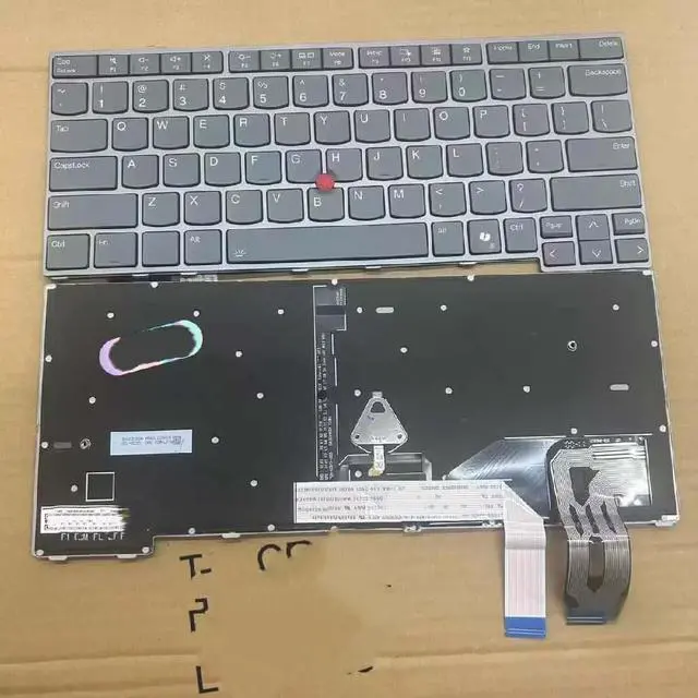 Main image of T14 L14 P14s 5 6 US English backlit keyboard with pointing stick