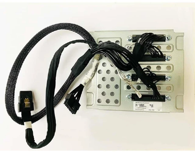 Main image of 4x 3.5-inch hard drive backplane FRU:01KP752 for ST558/ST550, with cables