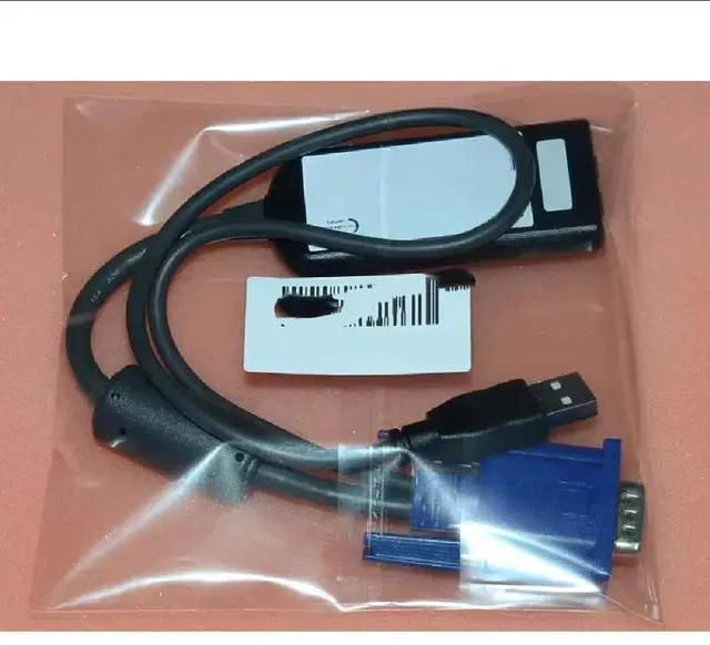 Main image of USB Adapter Cable 396633-001 for 336047-B21 KVM, 396633-001 VGA to RJ45 + USB Interface Adapter, 1-Piece Control Panel USB Virtual Machine