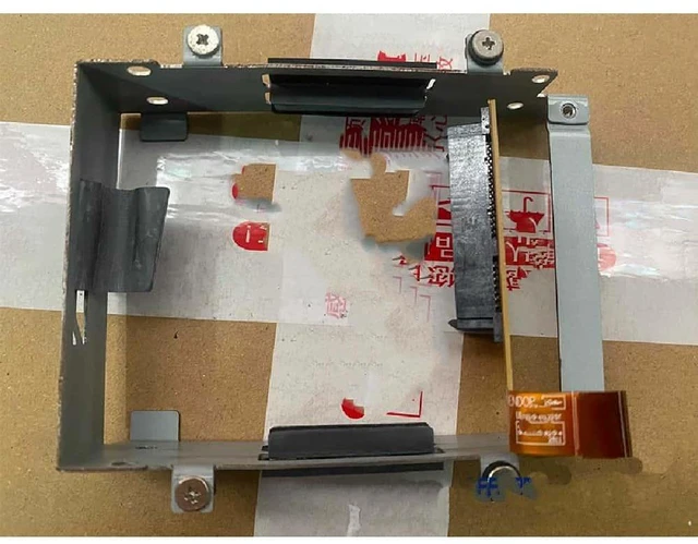 Main image of 1 set of M18x R1 hard drive SATA adapter cable and hard drive bracket LF-6571P 9JP9M