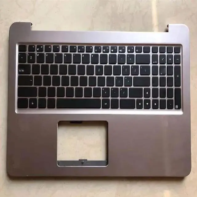 Main image of Keyboard for laptops UX510U, UX510, V510UX, V510UX7200, with palm rest and backlight.