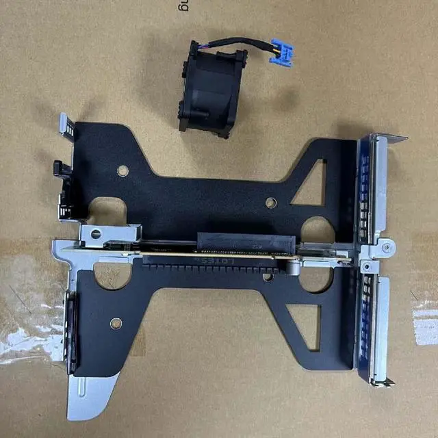 Main image of One set of R250 server expansion adapter card 3WNVY 03WNVY 281K0 0281K0 0MR10W with fan