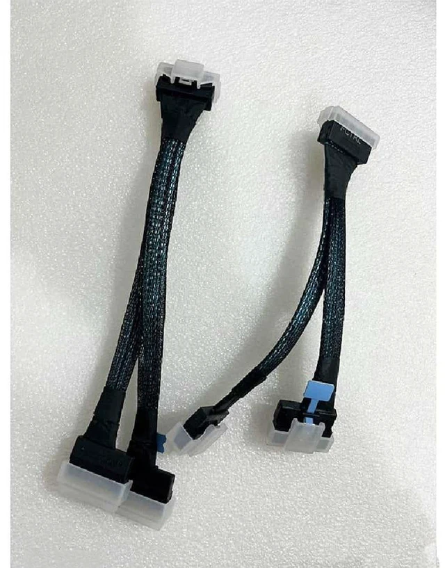 Main image of One set of flexible connector cable Y0N4C for R750 R750XA front PERC H755N split NVMe hard drive.