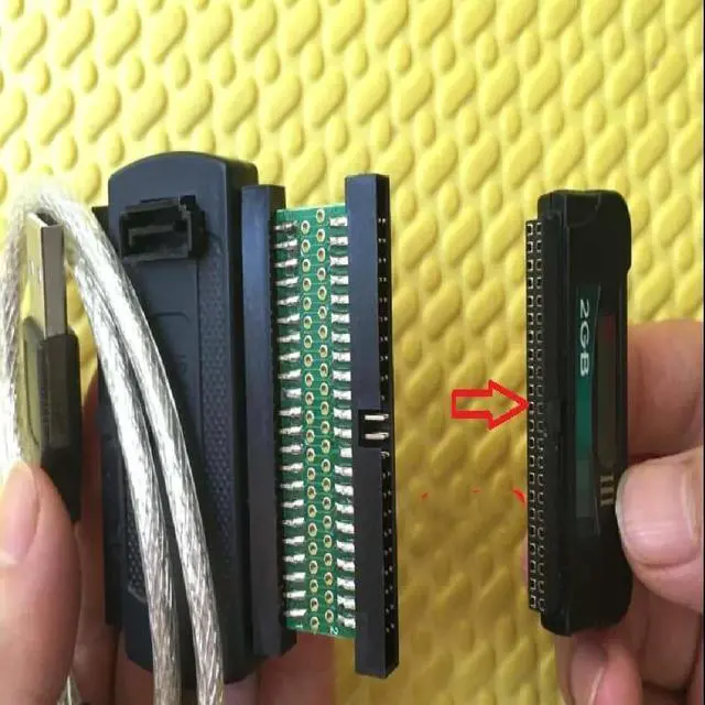 Main image of USB to 44-pin/40-pin SATA HDD/SSD card reader adapter