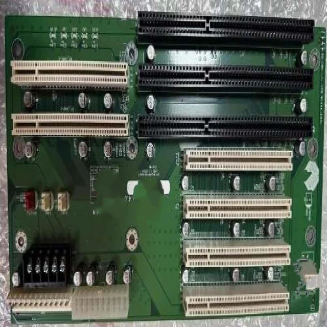 Main image of PCI-6S-RS-R40 bus slot, industrial-grade passive backplate, supports 1.0 full-size CPU cards, and wall-mountable chassis.
