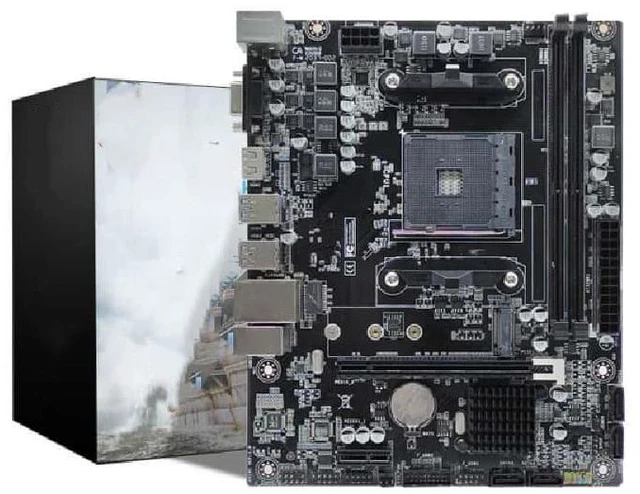 Main image of A320 motherboard AM4 core graphics desktop motherboard DDR4 dual-channel M.2/Gigabit Ethernet DIY