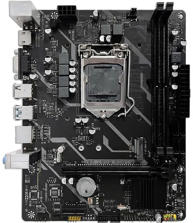 Main image of H311 DDR4 desktop motherboard, LGA1151, 6th/7th/8th generation i3, i5, i7 CPU, HDMI, M.2 slot.