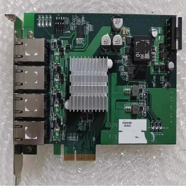 Main image of PCIe-poE354at .A2 4-port/2-port server-grade Gigabit 802.3at PoE+ machine vision image acquisition card