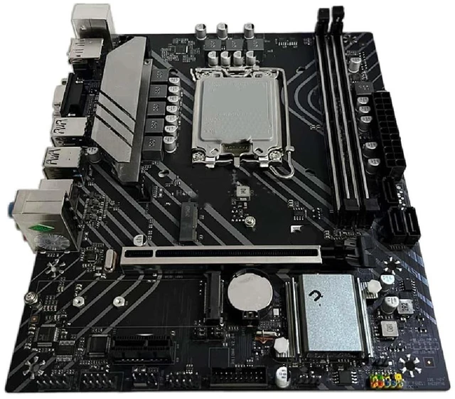 Main image of H610 DDR4 Desktop Motherboard, LGA1700, i3, i5, i7 12th Gen 12100f CPU, M.2 Motherboard
