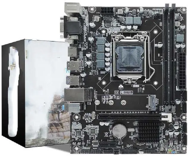 Main image of The H310 motherboard supports LGA1151 8th and 9th generation CPUs and comes with a 32GB DDR4 memory cooling system.