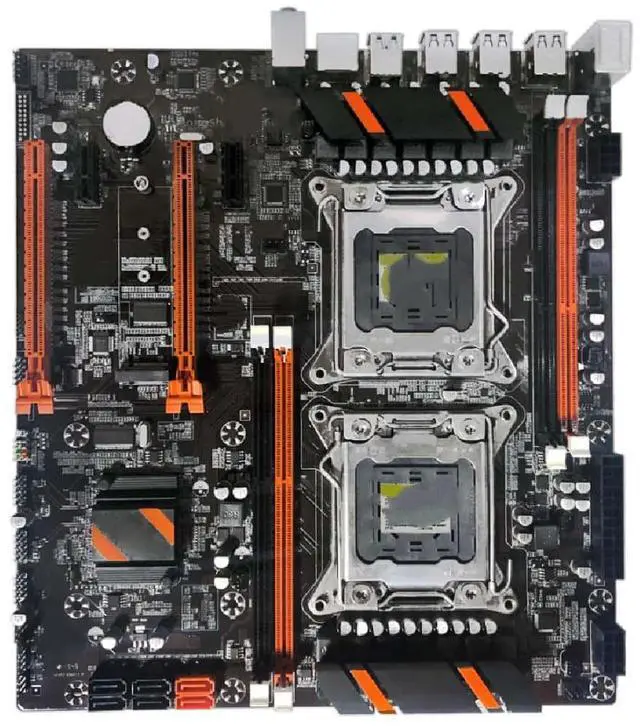 Main image of X79 dual-socket motherboard, eight-core kit, 2011 socket CPU, DDR3 memory, multi-tasking motherboard