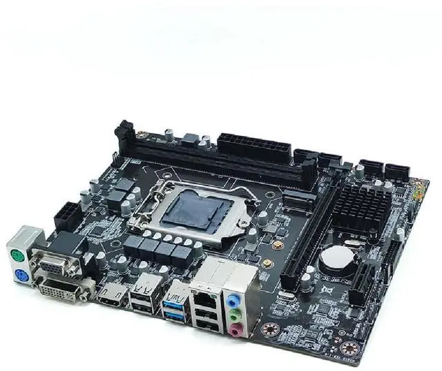 Main image of The H510 desktop motherboard supports 10th and 11th generation CPUs, uses the LGA1200 socket, and supports DDR4 dual-channel memory.