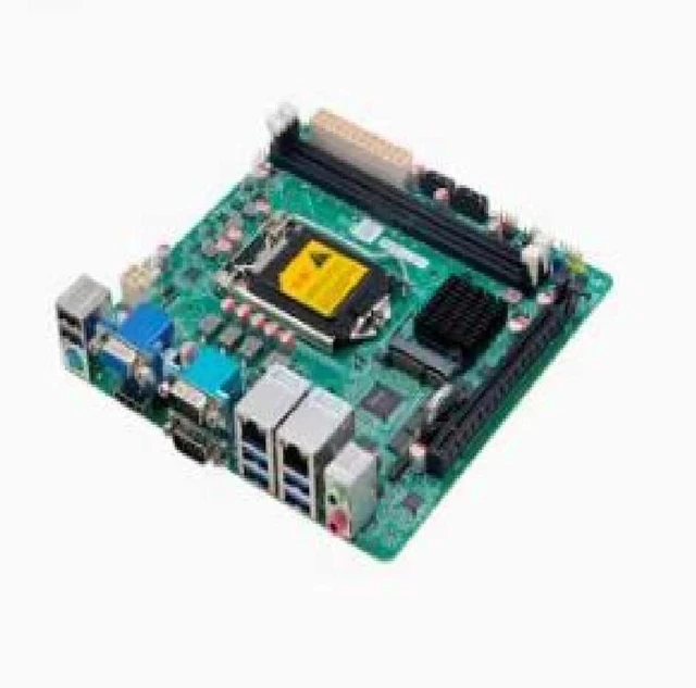 Main image of Z390 motherboard, a single-board computer motherboard/industrial motherboard, supports 8th/9th generation i3/i5/i7 LGA1151 CPUs, 6* LAN, 2* LAN, i210, and VGA.