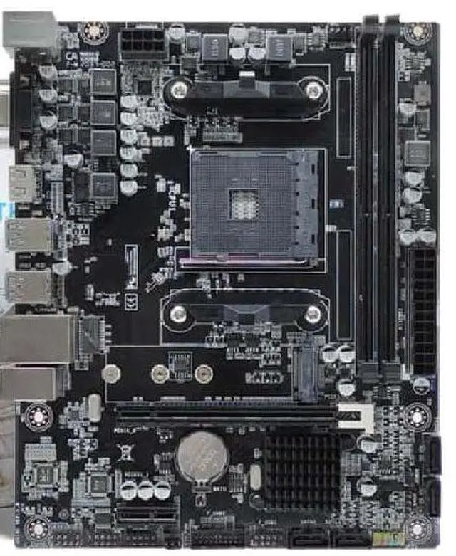 Main image of A320 motherboard AM4 graphics card desktop PC with DDR4 dual-channel M.2/Gigabit Ethernet high compatibility.