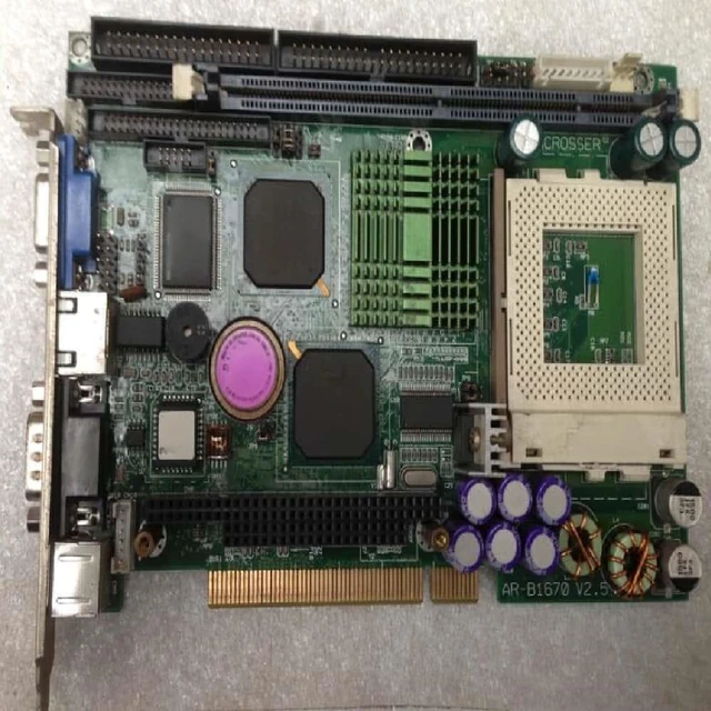 Main image of AR-B1670 V2.0 Industrial Motherboard, Half-Size CPU Card, 1.0 PCI 104 Bus Motherboard.