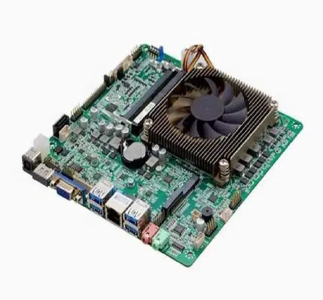 Main image of i7-7567u motherboard, 7th core processor, single-board computer, embedded ultra-thin motherboard, with network card, DC-19V DDR4 LVDS EDP interface.