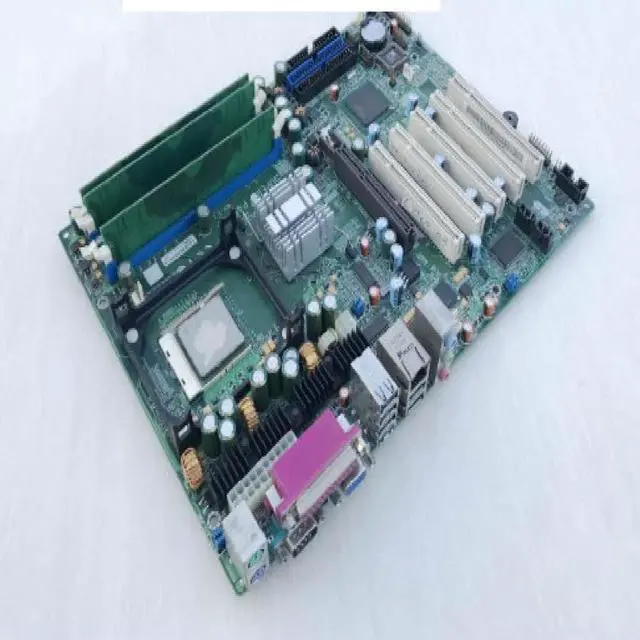 Main image of The motherboard is a P4SPA industrial board with an 865G chipset and five slots, including a CPU and memory.