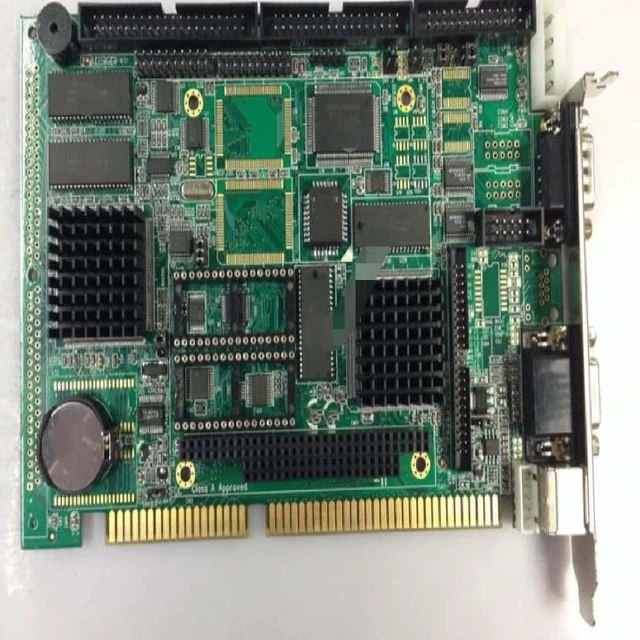 Main image of Em-I317 board, EmSlot industrial motherboard, half-size CPU card, 10-channel DOC, no LAN.
