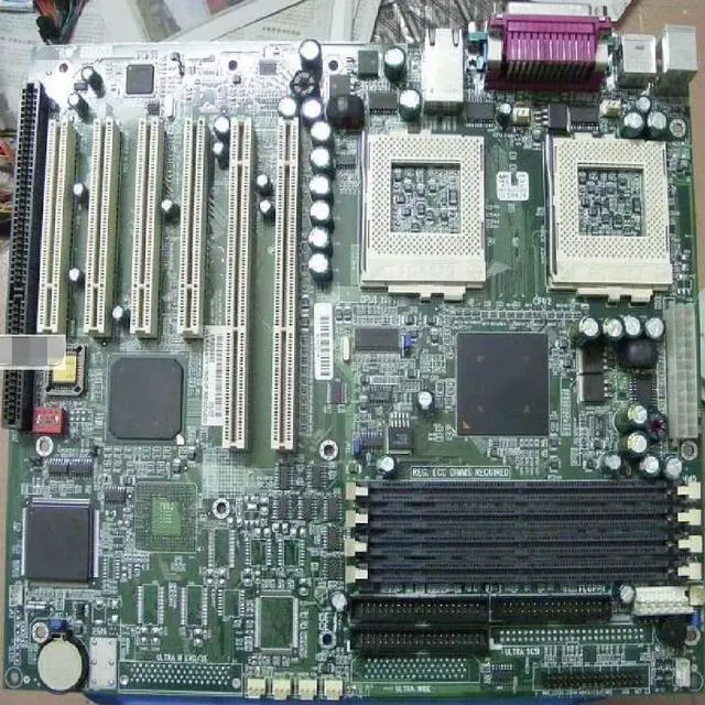 Main image of P3TDLE Embedded Industrial Motherboard, 4*2*1*LPT Dual CPU Socket 370