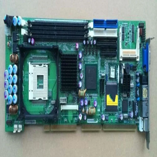 Main image of ROCKY-6160G-R10 motherboard, ROCKY-6160G full-size CPU card industrial motherboard 1.0 with integrated CPU.